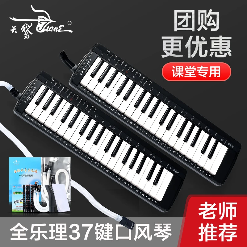 天鹅（SWAN）天鹅口风琴37键32键初学者用专业演奏级口吹琴吹管乐