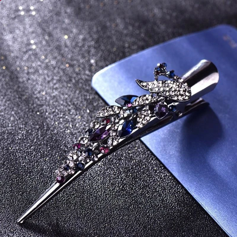 头发夹子头饰发卡妈妈长发夹后脑勺一字夹抓夹鸭嘴夹牛角夹特大号