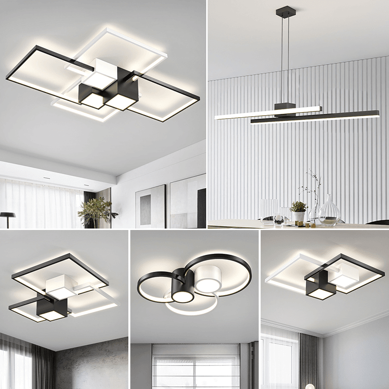 极简客厅主灯led现代简约大气卧室新款北欧全屋套餐组合吸顶灯具