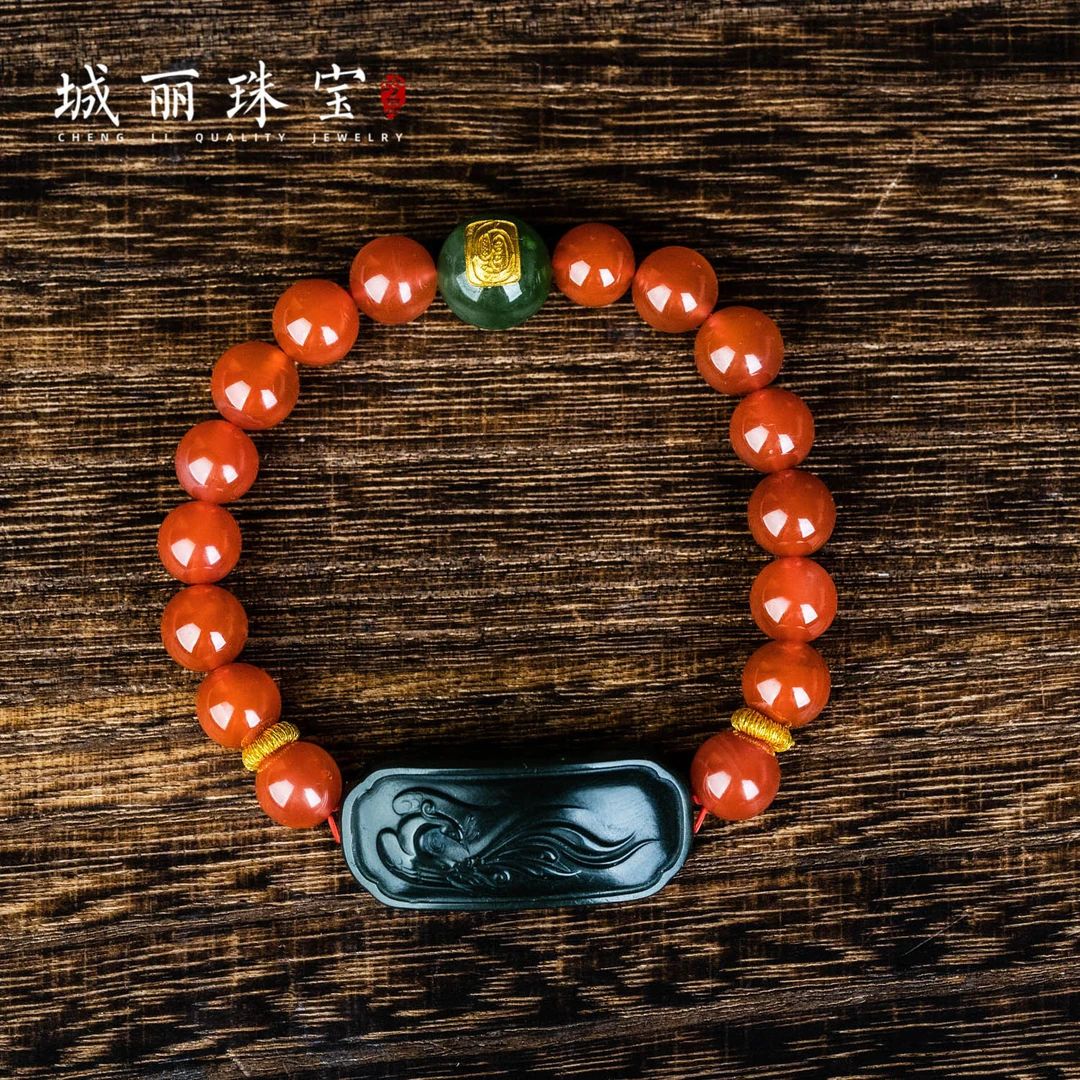 【大女主觉醒之上古玄鸟】塔青玄鸟牌手串/条(多样性发货)ZJH-1078