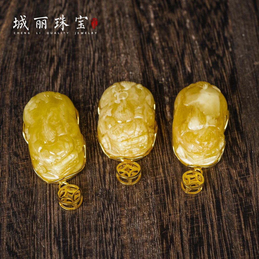 非金属吊坠 发一个【城丽珠宝】貔貅吊坠/个（多样性发货）ZJH-9002