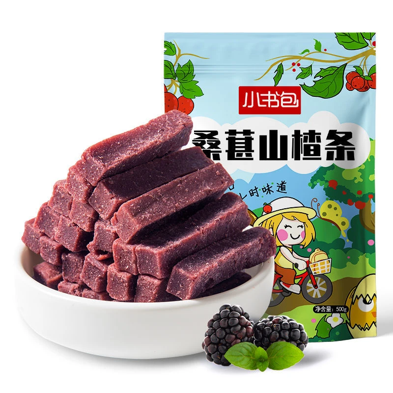 【发一斤】鲜果打浆山楂零食网红小书包山楂条桑山楂条