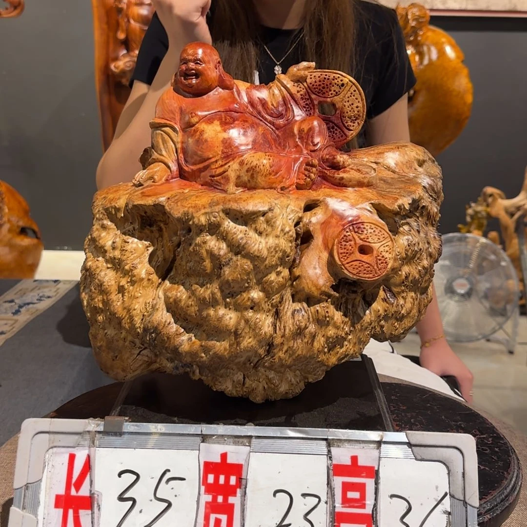 木嘉***生血柏工艺品摆件