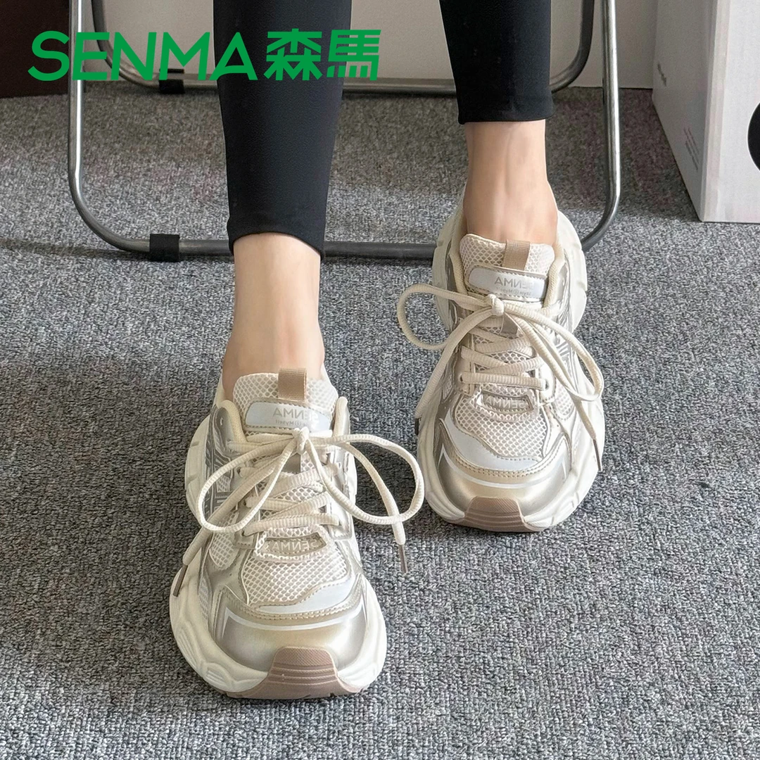 SENMA/森马老爹鞋2025ins时尚百搭网红休闲时尚鞋潮鞋学生厚底