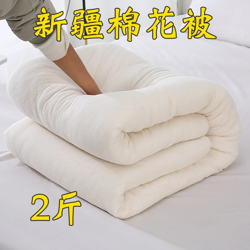 馨棉世家2斤棉花被薄款夏凉被单双人棉絮支持定制 盖垫两用被芯