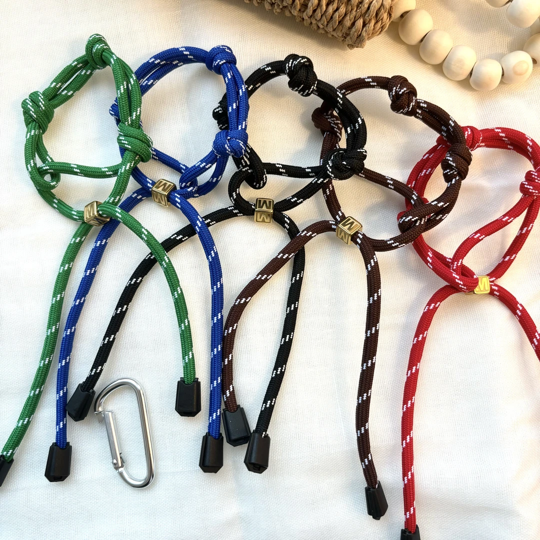 复古时尚字母尼龙多功能手绳手链情侣个性包包挂件两用挂饰