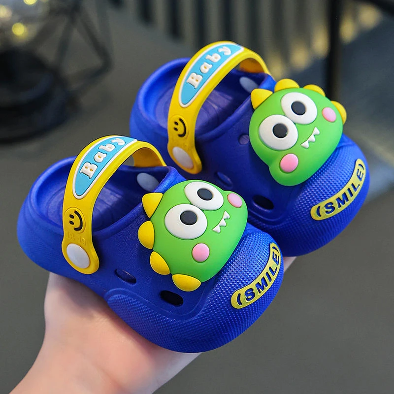 儿童洞洞鞋夏季女童室内防滑卡通男童婴幼儿洞洞鞋