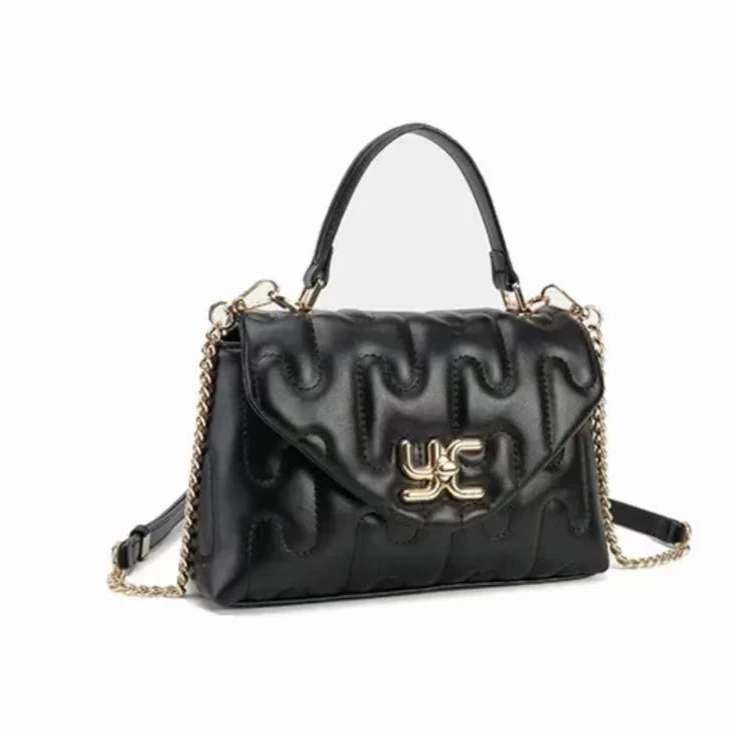 高级感气质手提小方包女韩版潮流时尚菱格链条包2024小众单肩女包