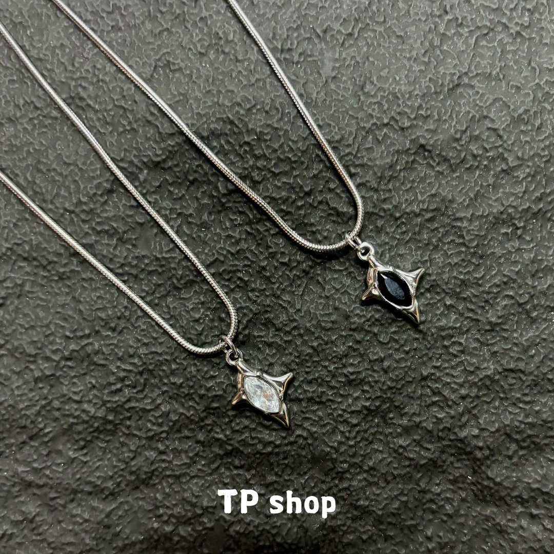 钛钢项链 ins小众设计锆石高级感项链男女个性时尚百搭简约配饰