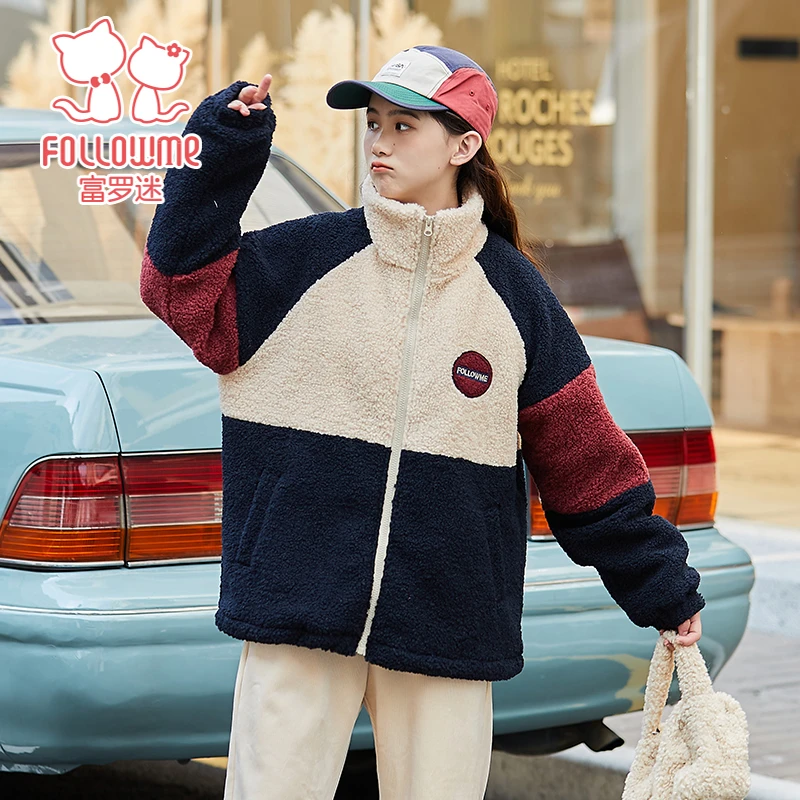 富罗迷秋冬新款少女外套毛毛衣洋气外套少女毛毛衣外套FD3D8963S