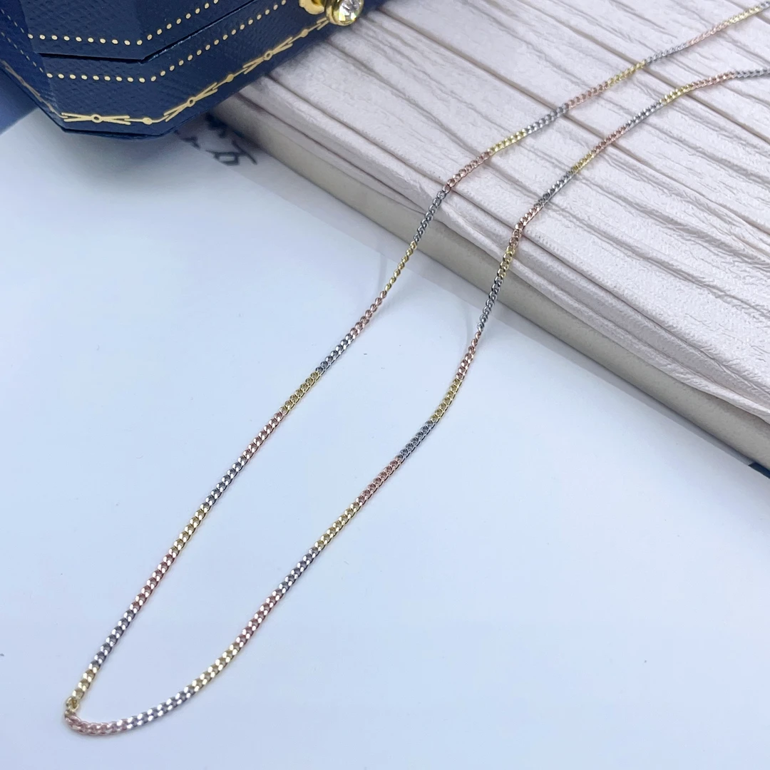 项链 意式三彩编织项链多样性发货-1634