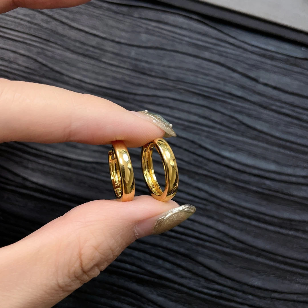 耳饰 264 高配黄色光面耳饰耳圈多样性发货