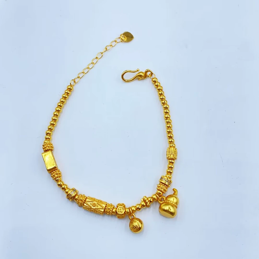 手链 2096   精美时尚轻奢黄色拼接手链多样性发货