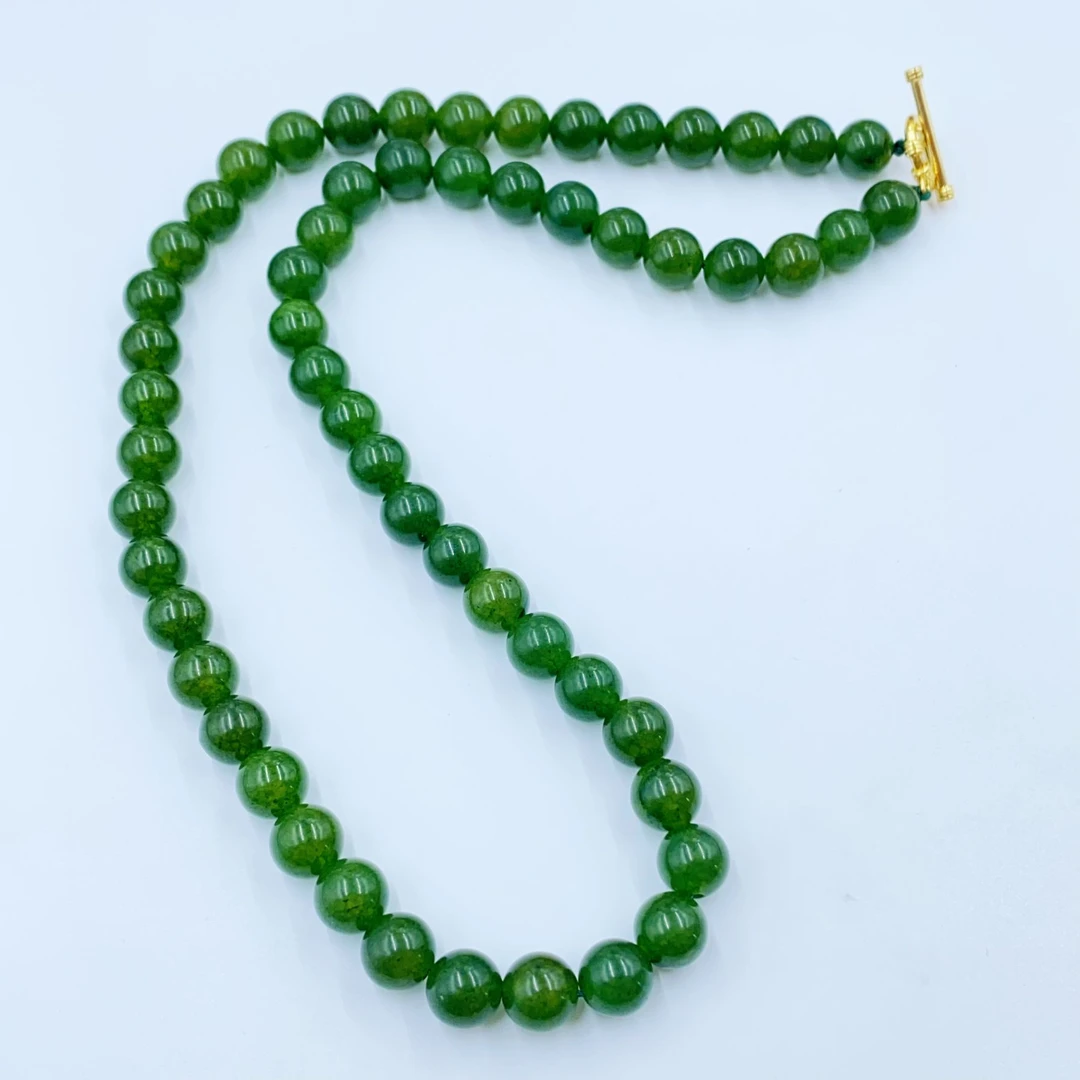项链 487 精美绿色珠珠项链多样性发货