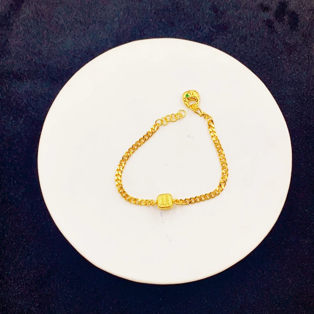 手链 2049 高配黄色o字手链多样性发货