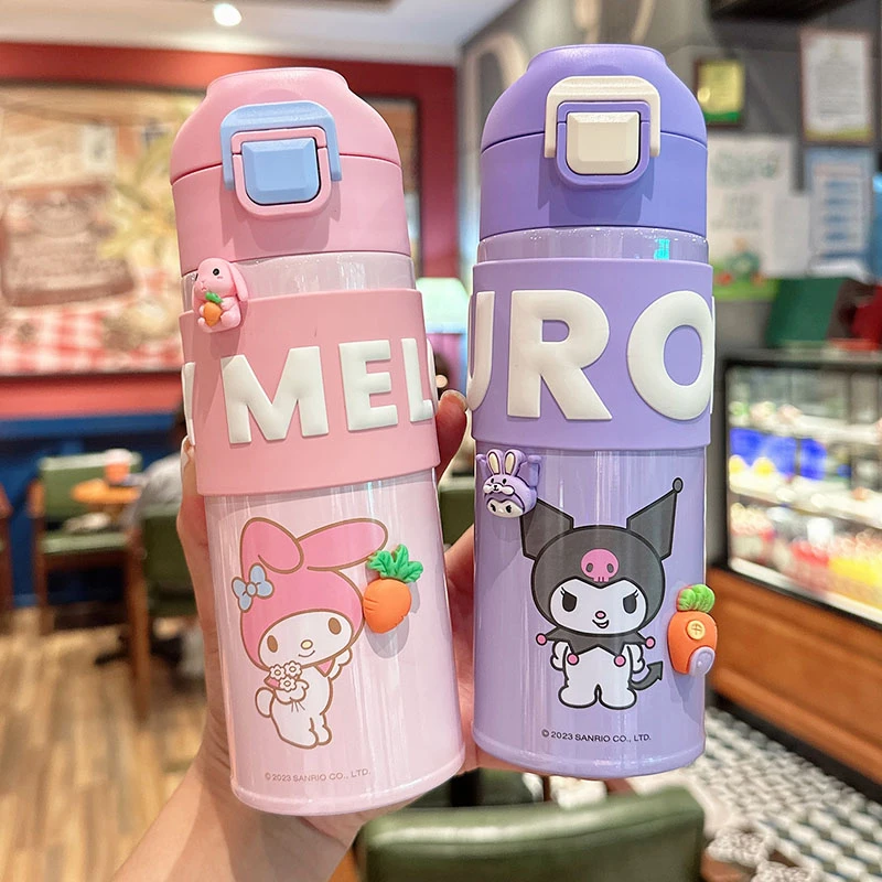 三丽鸥保温杯女生带茶隔直饮杯可爱高颜值学生便携316不锈钢水杯