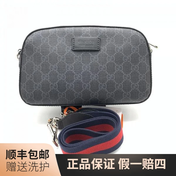 99新 GUCCI/古驰 古驰黑老花相机包/10018172经典 男士 肩包 二奢