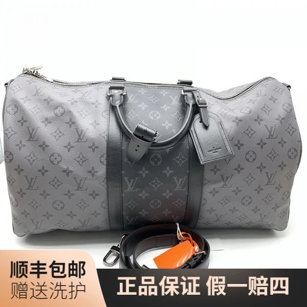 99新 LouisVuitton/路易威登 LV黑武士KP50旅行袋/10017803 二奢