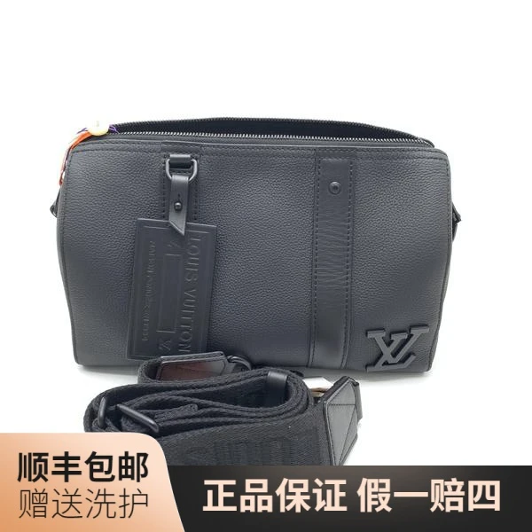 99新 LouisVuitton/路易威登 LV黑色KP27斜挎包/10016505斜挎包