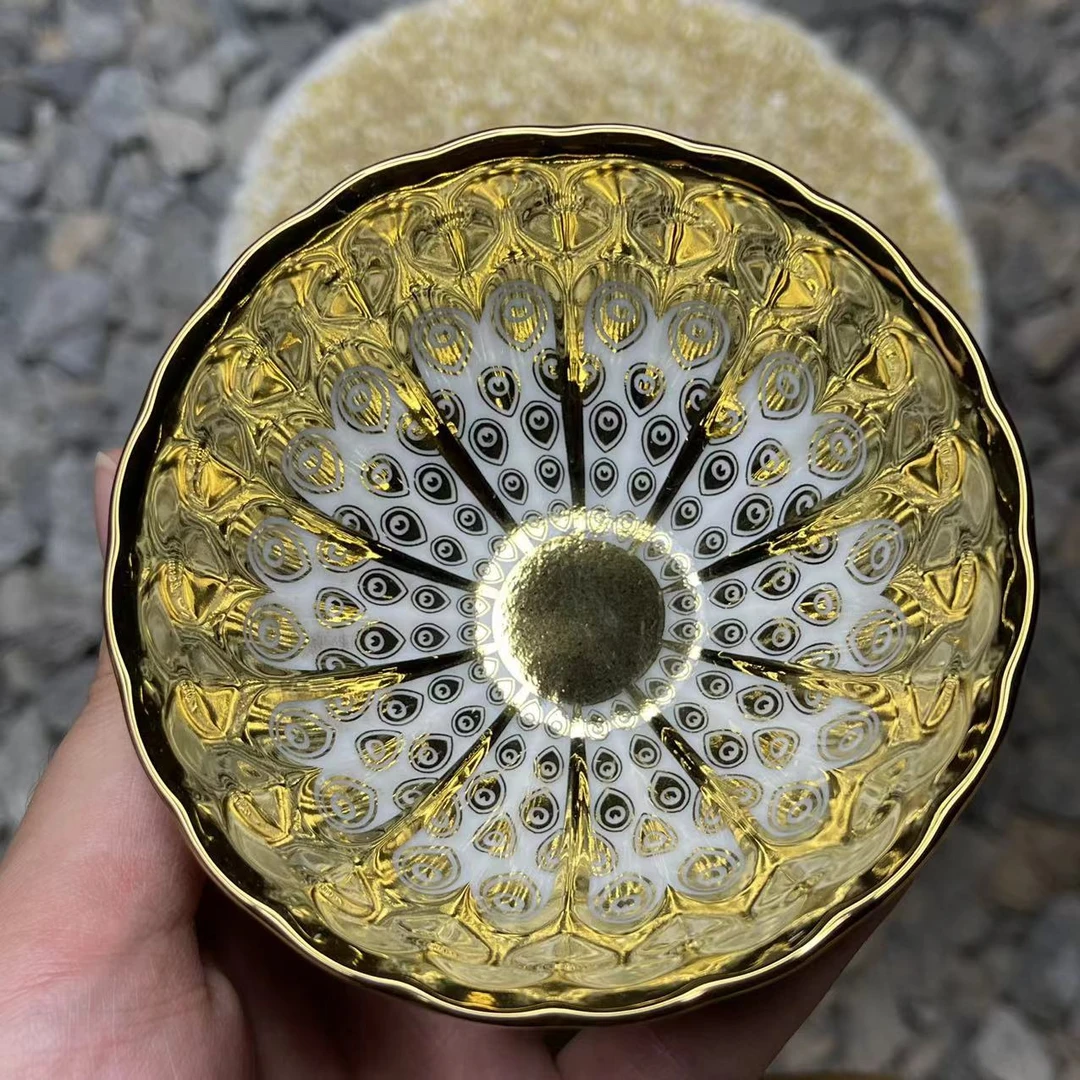 金玉满堂裸杯 精美无暇 茶器