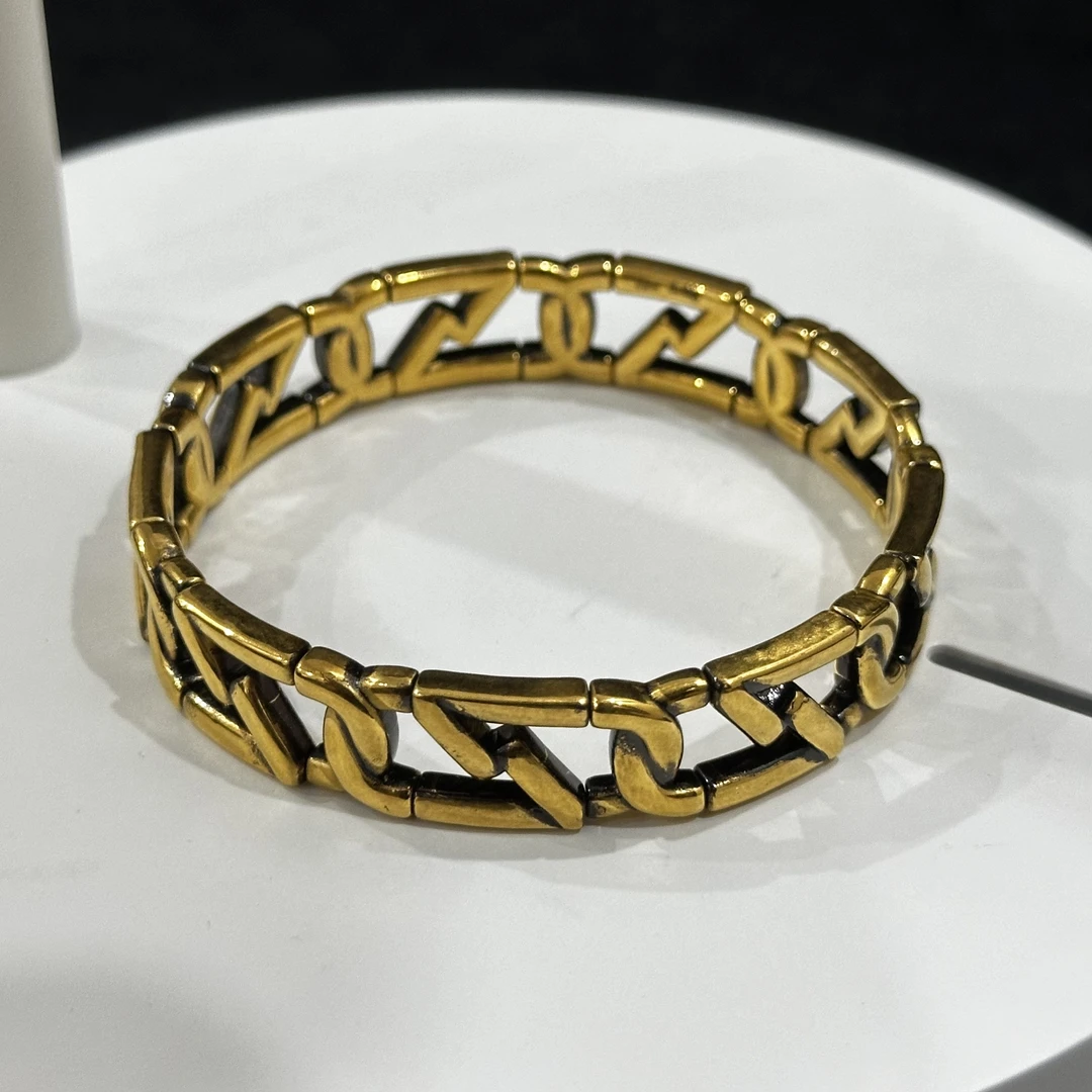 【足金999双C弹力手镯】黑金手链#精品硬金工艺