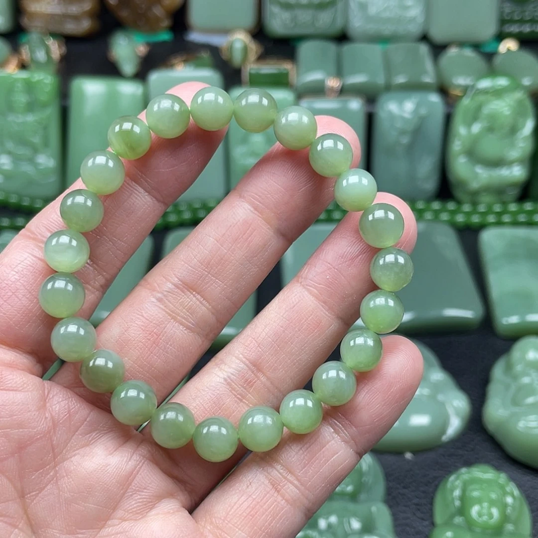 【闪购商品】和田玉手串未镶嵌顺**然