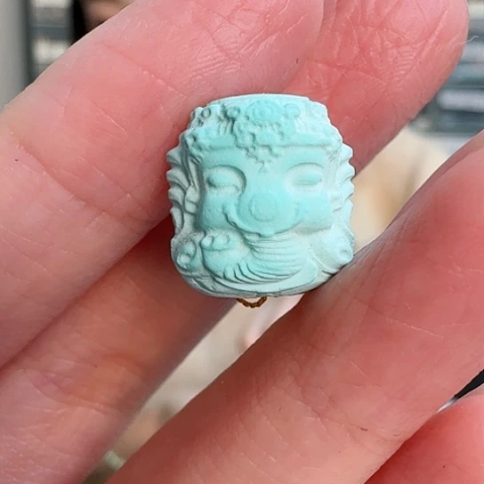 绿松石珠宝奇石未镶嵌