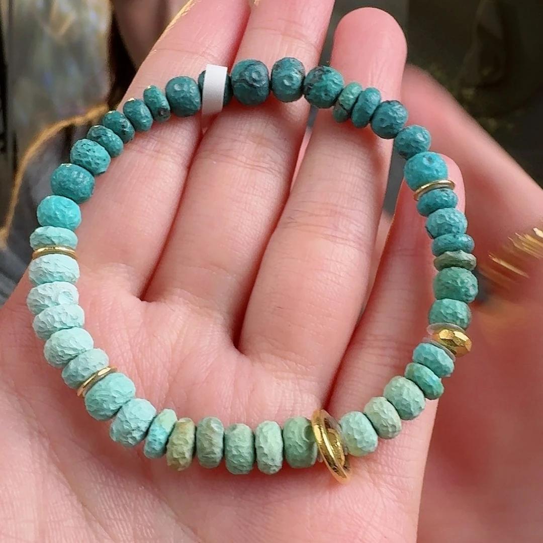 绿松石珠宝奇石未镶嵌