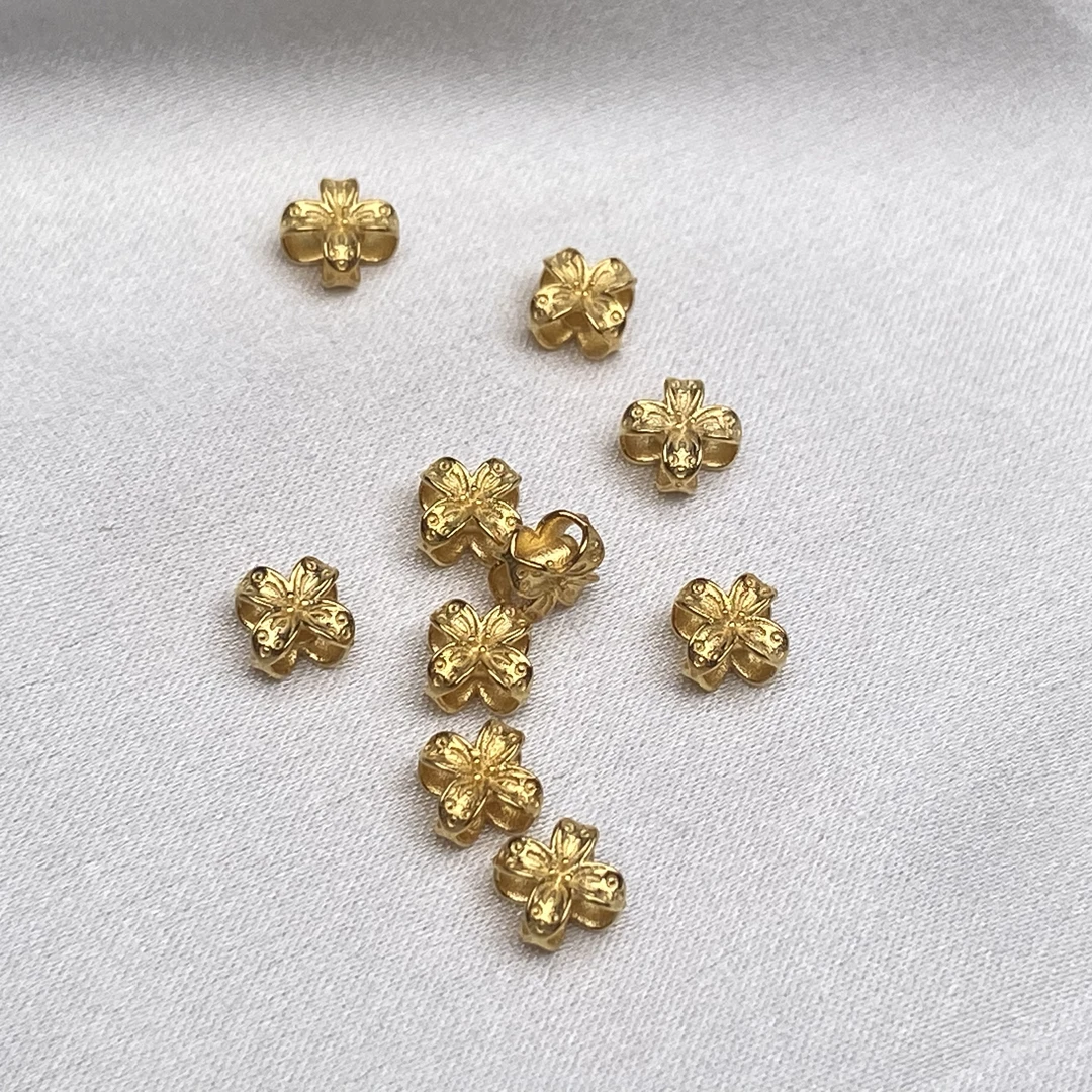 18K金配饰50花配饰【DIY】