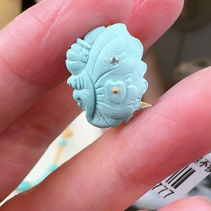 绿松石珠宝奇石未镶嵌