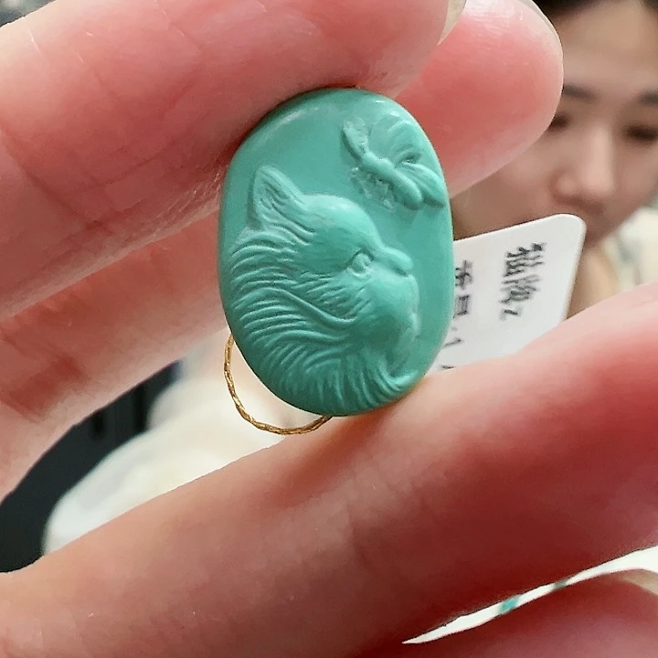 绿松石珠宝奇石未镶嵌