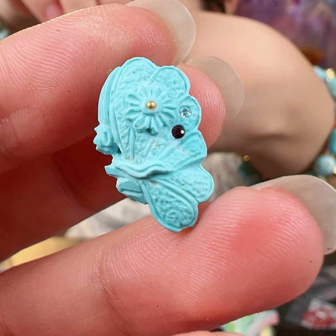 绿松石珠宝奇石未镶嵌