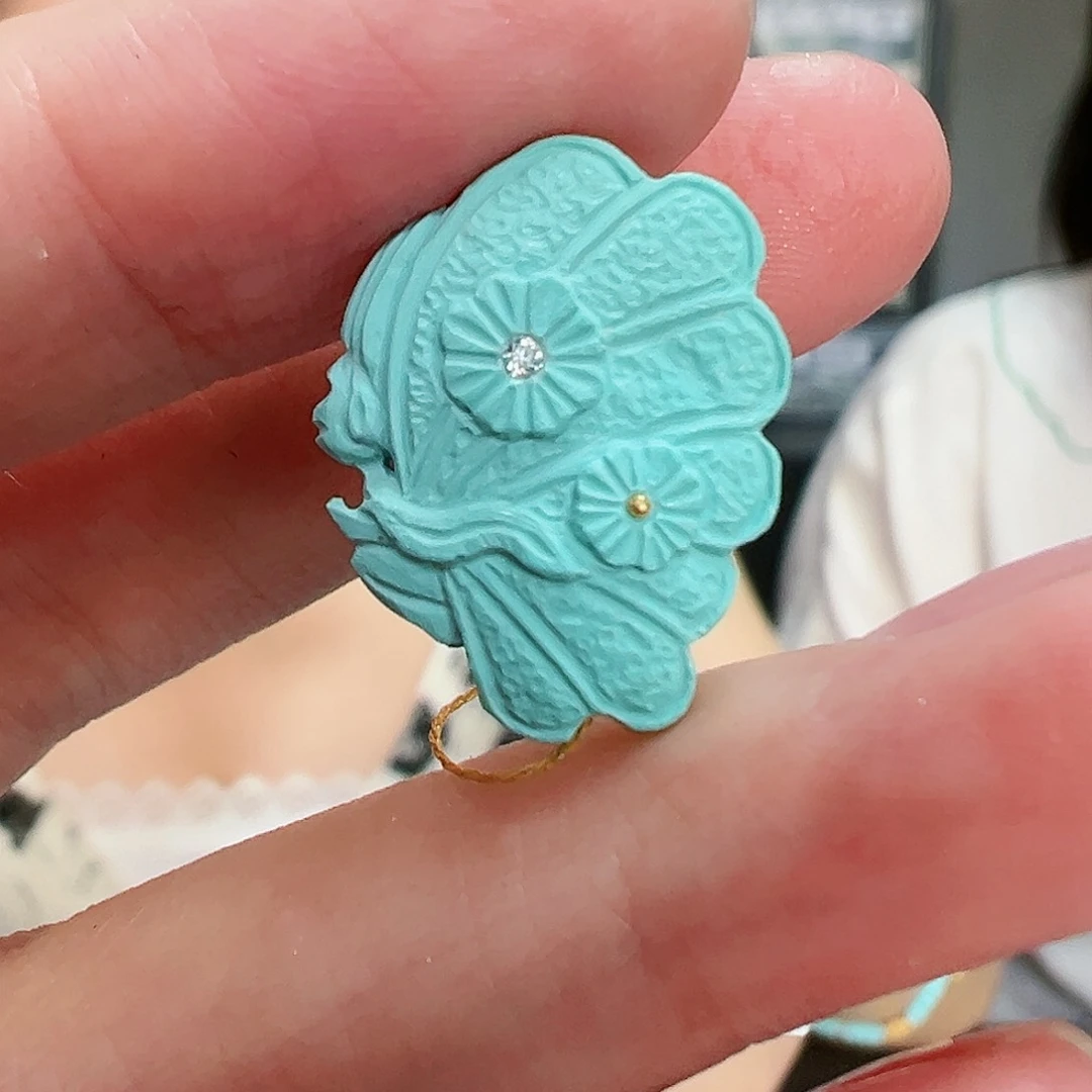 绿松石珠宝奇石未镶嵌