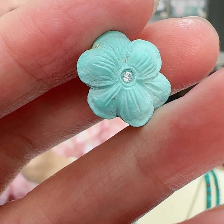 绿松石珠宝奇石未镶嵌