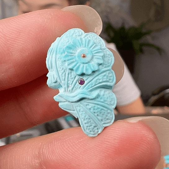 绿松石珠宝奇石未镶嵌