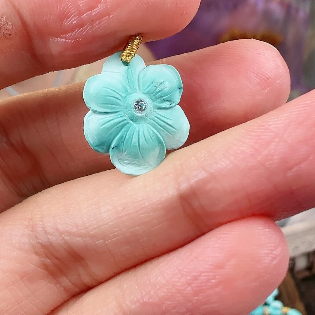 绿松石珠宝奇石未镶嵌