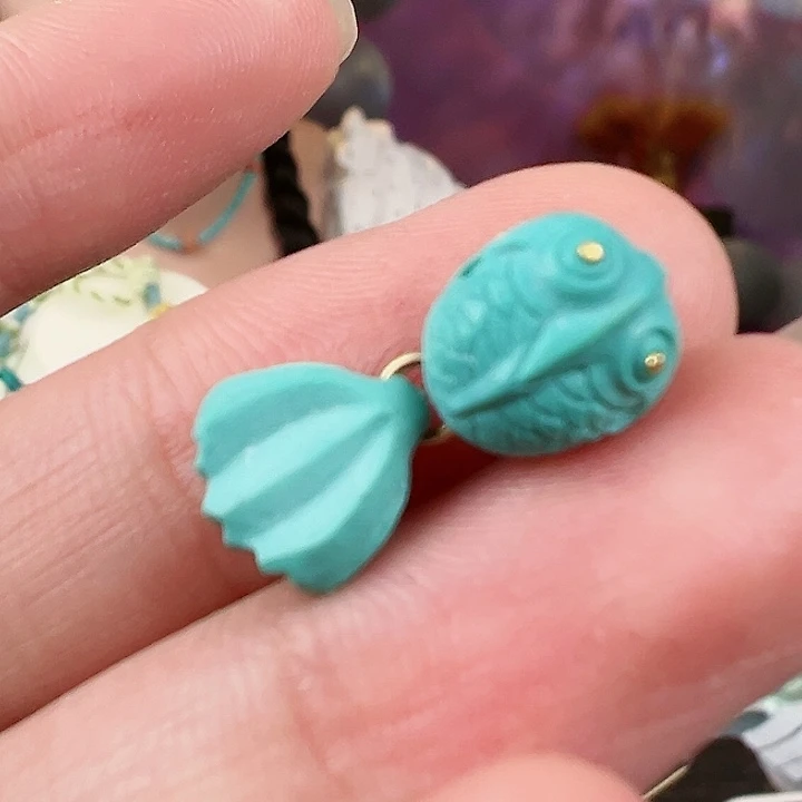 绿松石珠宝奇石未镶嵌