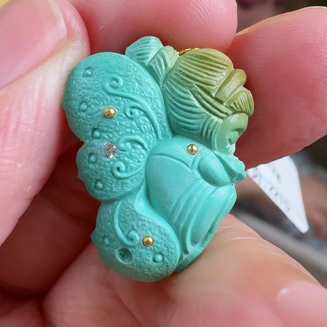 绿松石珠宝奇石未镶嵌