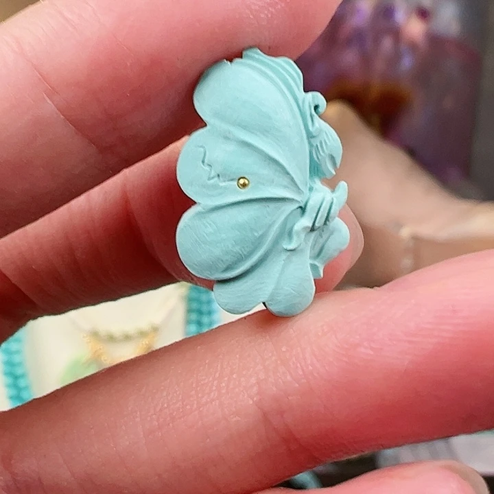 绿松石珠宝奇石未镶嵌