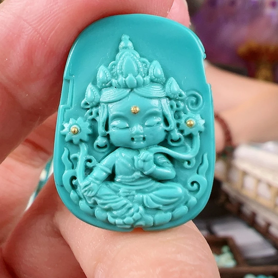 绿松石珠宝奇石未镶嵌