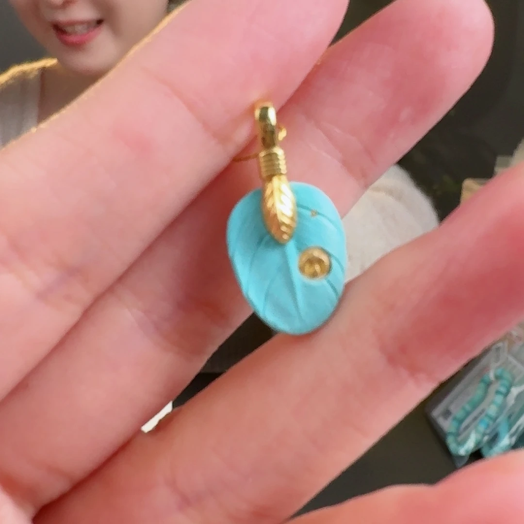 绿松石珠宝奇石未镶嵌