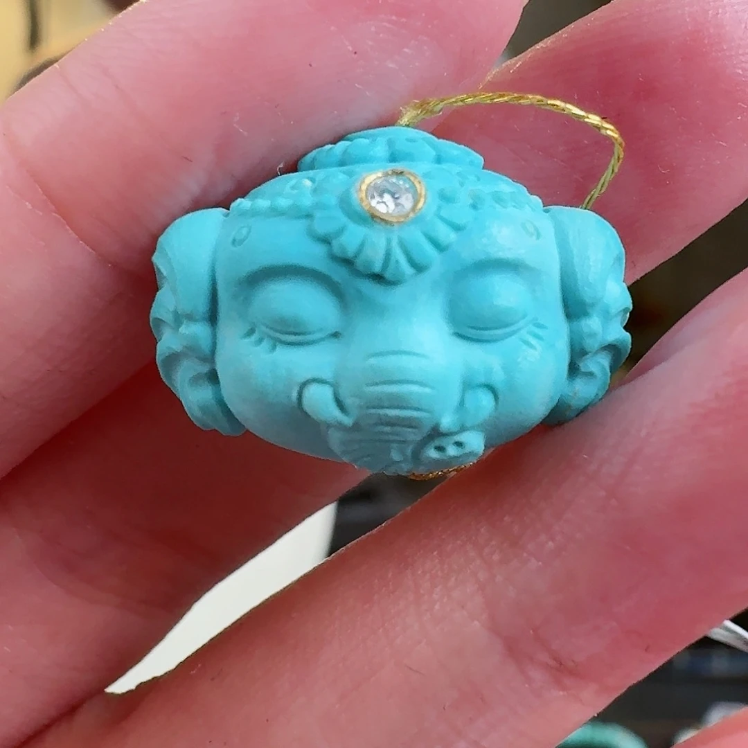 绿松石珠宝奇石未镶嵌
