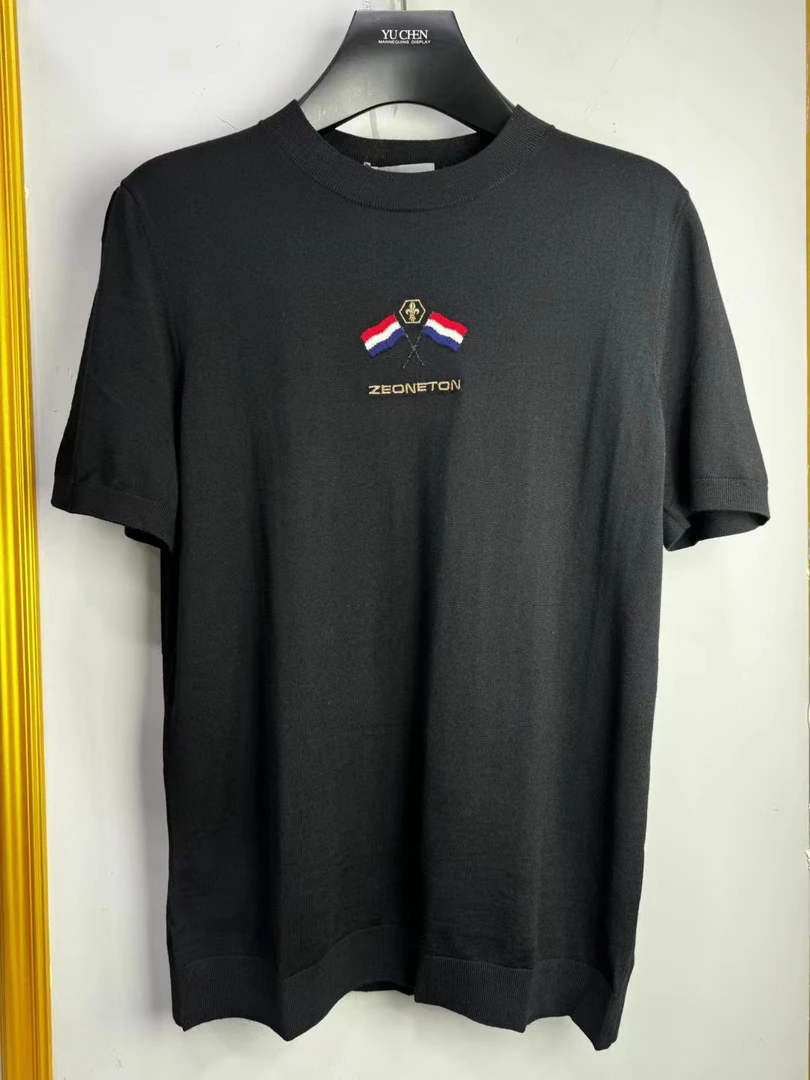 【范家】2025杰欧立顿春秋款短袖T恤男士男装时尚休闲