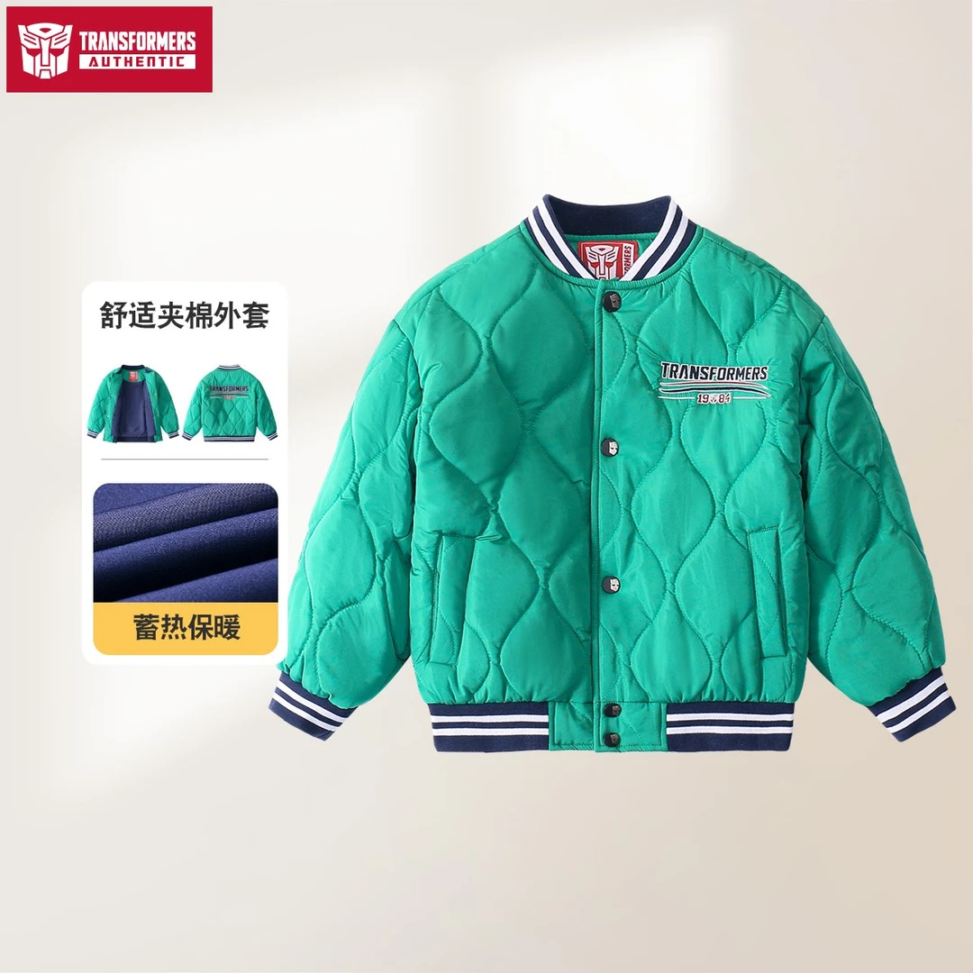 TRANSFORMERS/变形金刚美式潮流时尚冬季保暖加厚夹棉棉服T0581