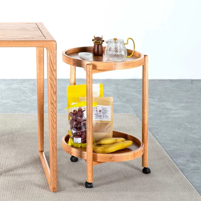 园昌家具 白橡木圆边几