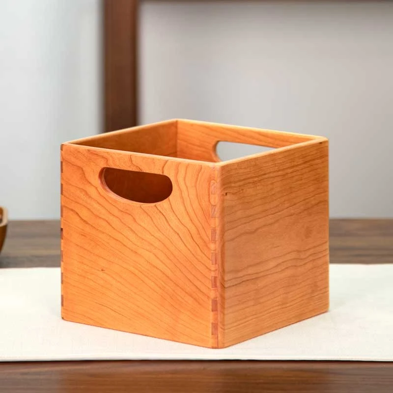 （迷你18*18*16）北美红樱桃小号百宝箱/有修补介意勿拍