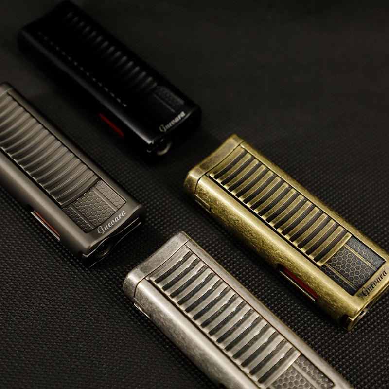 [1213]-打火机/双火直冲点烟/多功能点烟器/复古潮流/便携/防风