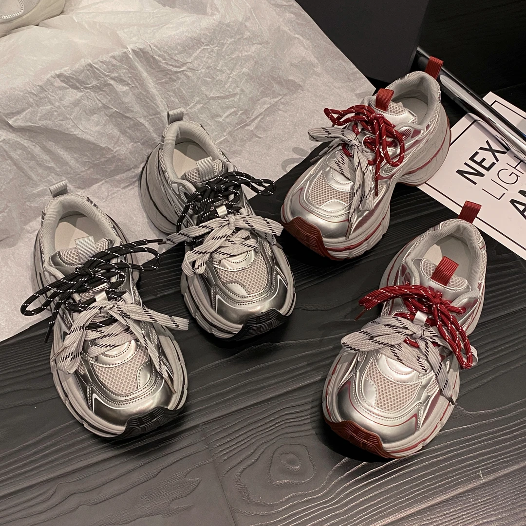 贾不假老爹鞋网红2024秋季新款时尚百搭学生轻便厚底休闲运动鞋潮