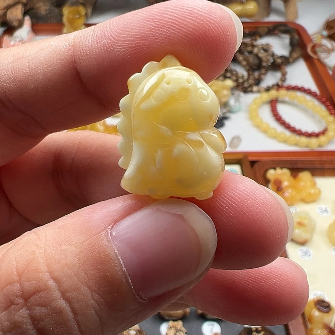 琥珀吊坠(不含链)未镶嵌