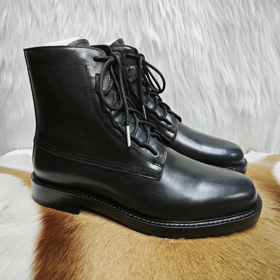 男装固特异手工时装靴皮鞋真皮靴